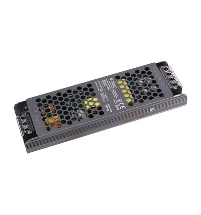 200W / 12V DC voeding voor LED strips - 16.5A, IP20, Slim design