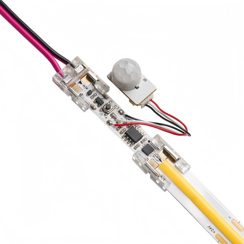 PIR-sensor voor alu profiel - Voor 8mm strips, 12V (60W), 24V (120W)