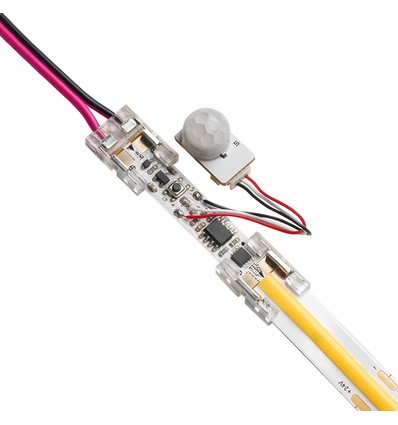 PIR-sensor voor alu profiel - Voor 8mm strips, 12V (60W), 24V (120W)