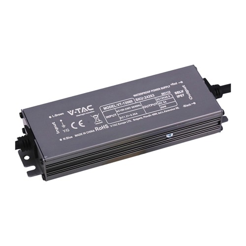 60W / 12V DC voeding - 5A, IP67 waterdicht