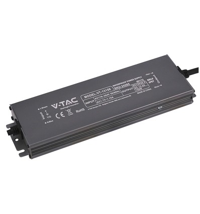 150W / 12V DC Voeding - 12.5A, IP67 Waterdicht