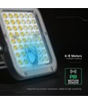 30W Solara CCT LED-breedstraler op zonne-energie - 6.4V, IP65, zwart, afstandsbediening, CCT-switch, incl. batterij