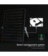 30W Solara CCT LED-breedstraler op zonne-energie - 6.4V, IP65, zwart, afstandsbediening, CCT-switch, incl. batterij