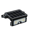 7W LED breedstraler op zonne-energie met PIR-sensor - 3.7V, zwart, 3-in-1 CCT