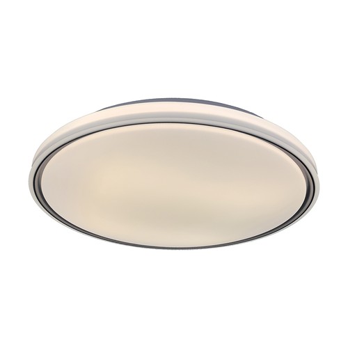 60W LED design plafondlamp met afstandsbediening - 3-in-1 CCT, dimbaar, zwarte ring, incl. lichtbron