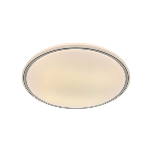 V-Tac LED plafondlamp 30W/60W/30W met afstandsbediening - 3-in-1 CCT, dimbaar, grijze ring, incl. lichtbron