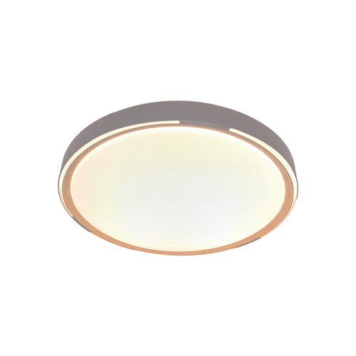 V-Tac LED Plafondlamp met Afstandsbediening - 30W/60W, 3-in-1 CCT, Dimbaar, Houtlook Design