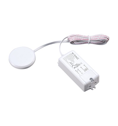V-Tac infrarood touch sensor, wit - Max 600W LED, ingebouwde touch-functie, werkt door tafelblad
