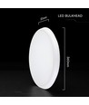 V-Tac 18W LED-sensorlamp met CREE - 5-in-1 CCT, IP65, 6 jaar garantie