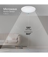 V-Tac 18W LED-sensorlamp met CREE - 5-in-1 CCT, IP65, 6 jaar garantie