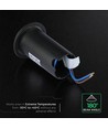 V-Tac 1W LED grondspot - IP67, zwarte behuizing, 6400K
