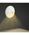3W LED inbouwspot voor trappen - Rond, wit, aluminium, IP65, 3000K, incl. lichtbron