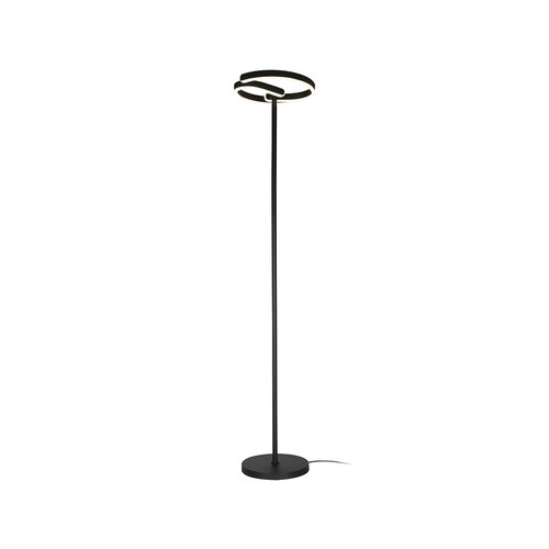 25W LED design vloerlamp - Ø30 x 142cm, mat zwart, 4000K