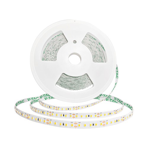 V-Tac 20m 8W/m Ultra Long LED-strip - 24V, IP20, 3000K