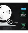 V-Tac 10m 9W/m Neon Flex LED - 24V, IP65, 6500K, koud wit