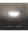 V-Tac 18W Ø22,5cm Backlit opbouwpaneel - 3-in-1 CCT, Cree chip, 6 jaar garantie, rond