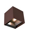 V-Tac 9W Solara wandlamp met sensor, CCT - IP65, PIR-sensor, Corten kleur, zonne-energie, 3 lichtkleuren
