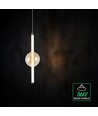 8W LED design hanglamp - Ø15cm, 3000K, Amber/Wit, decoratieve plafondlamp