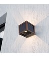 V-Tac 9W Solara wandlamp met sensor, CCT - IP65, Corten behuizing, zonne-energie, PIR-sensor