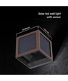 V-Tac 9W Solara wandlamp met sensor, CCT - IP65, Cortenkleurig, zonne-energie