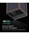 V-Tac 9W Solara wandlamp met sensor, CCT - IP65, Cortenkleurig, zonne-energie