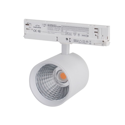 LEDlife 30W witte DALI spanningsrail spot - RA 90, 38 graden, 3-fasen