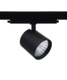 LEDlife 30W zwarte DALI spanningsrail spot - RA 90, 38 graden, 3-fasen