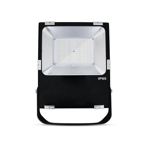 Outlet: 50W LED-breedstraler - IP65, zwart, 4000K