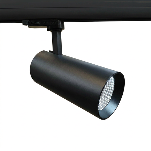 Outlet: 30W LED railspot - 3-fasen, zwart, 3000lm, 4000K, RA90