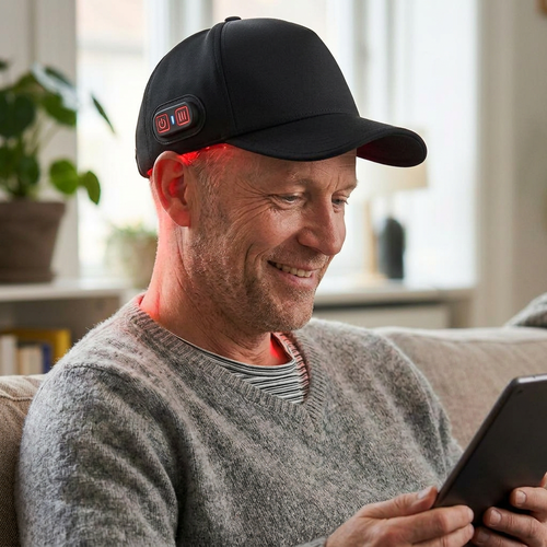 Roodlicht pet m. batterij - Dual-golflengte, USB-C opladen