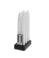 6-pak witte LED kaarsen incl. oplaadstation - Ø2cm, H: 25cm, dinerkaarsen, incl. afstandsbediening, timer