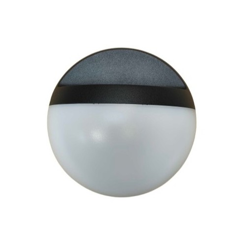 Outlet: 12W LED wandlamp - IP54 buiten, rond, zwart, incl. lichtbron