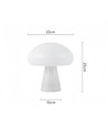 Oplaadbare LED tafellamp - Goud, touch dimbaar, CCT, IP20