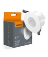 PIR bewegings- en lichtsensor 1200W - Wit, inbouwsensor