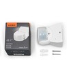 PIR bewegings- en lichtsensor 1200W - IP65, wit