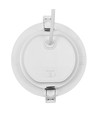 12W Dure 3 inbouwpaneel - CCT, IP54, Ø14,5cm, witte rand, 110 graden, rond