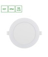 12W Dure 3 inbouwpaneel - CCT, IP54, Ø14,5cm, rond