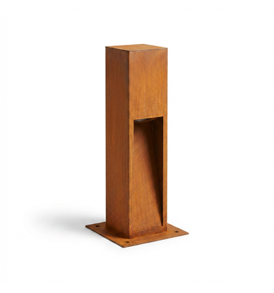 Corten tuinlamp - 50cm, 12W, IP65 buiten, incl. lichtbron