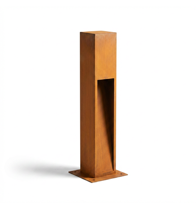 Corten tuinlamp - 70 cm, 12W, IP65 buiten, incl. lichtbron
