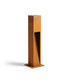 Corten tuinlamp - 70 cm, 12W, IP65 buiten, incl. lichtbron