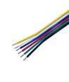 5m 1,2mm² RGBCCT kabel - 6-aderig (16AWG), 12V-24V voor LED strip