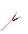 5m Kabel rood/zwart, wit rond - 2x0,35mm², 12-24V, voor LED-strip