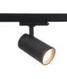 29W 3-fase spanningsrail spot RA98 - 110lm/w, 38 graden, zwart
