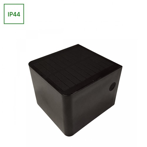 LUMINA BLOCK 2,5W solar wandlamp - 1400mAh, 10x8,3x10,7cm, IP44, buiten