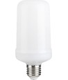 E27 5W LED-lamp met vlameffect - 14cm, 1500K, flicker flame effect