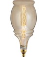 E27 6W XXL Flex Bell filamentlamp - 250lm, dimbaar, 2000K, goud glas