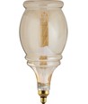 E27 6W XXL Flex Bell filamentlamp - 250lm, dimbaar, 2000K, goud glas