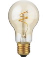 E27 4,2W Slim Flex Filament dimbare LED-lamp - 470lm, A60, 2200K, Gold finish