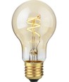 E27 4,2W Slim Flex Filament dimbare LED-lamp - 470lm, A60, 2200K, Gold finish