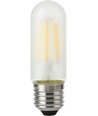 E27 5W dimbare LED buislamp - 9,5cm, 470lm, mat glas, filament